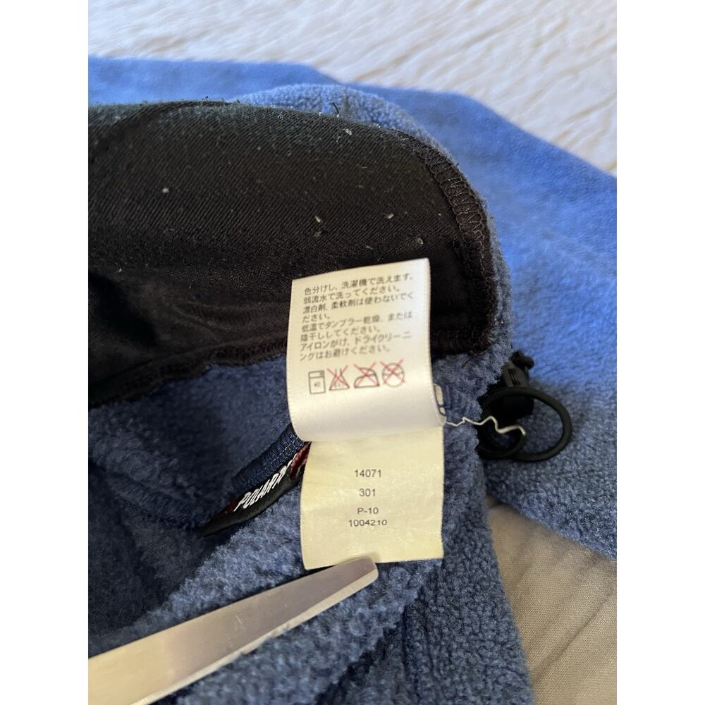 The North Face Womens Blue Heather Polartec Full Zip Fleece Jacket Size M 14071 - Picture 5 of 9